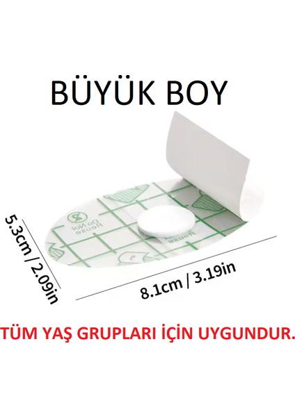 Su Geçirmez Yapışkanlı Kulak Koruyucu Bant 10 Lu Paket