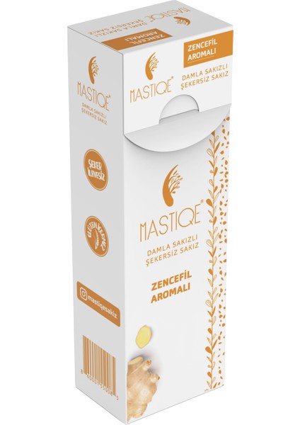 Damla Sakızlı Şekersiz Sakız 20 gr x 12 Adet Zencefil indirimleri