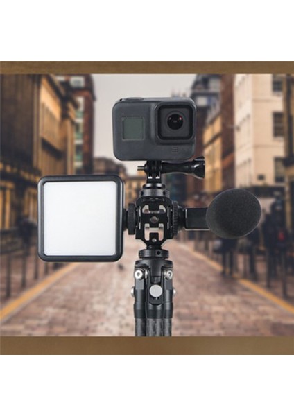 Dslr Kamera Için Üçlü Sıcak Ayakkabı Montaj Adaptörü Braket Standı Tutucu LED Video Mikrofon Flaş Işığı, A (Yurt Dışından) fırsatları