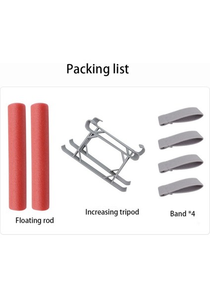 Djı Mini 4 Pro/mini 3 Pro/mini3 Drone Su Iniş Takımı Su Üzerinde Eğitim Takımı Için Iniş Kızağı Şamandıra Takımı Genişlemesi (Yurt Dışından) fiyatları