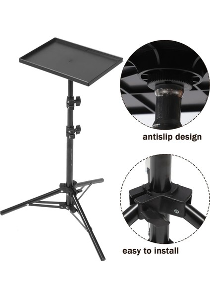 Projektör Tepsisi Standı Kaldırma Teleskopik Çubuk Canlı Yayın Tripod Kamera Projektör Tutucu (Yurt Dışından) fırsatları