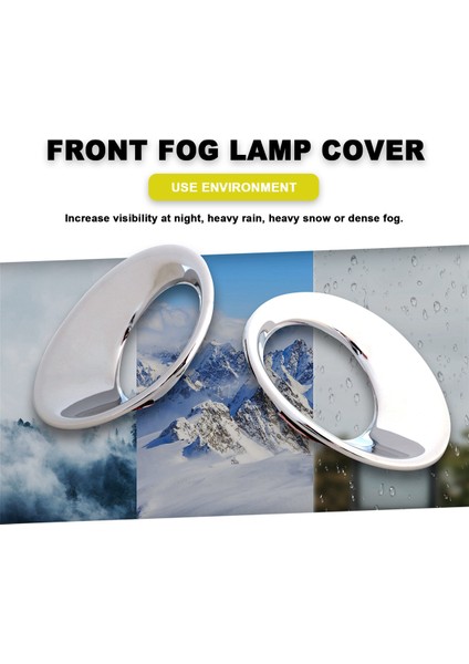 Toyota 2020 2021 Corolla Cross Araç Stili Abs Krom Ön Sis Lambası Kapağı (Yurt Dışından) indirimleri