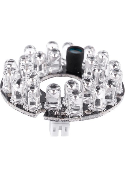 Cctv Kamera 10MIL 90 Derece Kırmızı 5mm 24 LED Ampul Ir Kızılötesi Lamba Kartı (Yurt Dışından) indirimleri