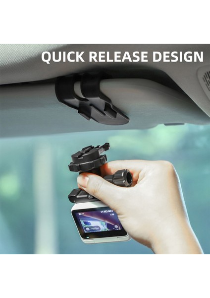 INSTA360 Go3 Araba Vizör Braketi 360 ° Dönme Spor Kamera Klipsi Eylem Kamera Aksesuarları Için (Yurt Dışından) fırsatları