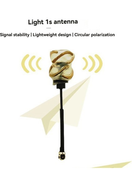 Fpv 5.8g Anten Işığı 1s Dairesel Polarizasyon Lolipop Rhcp Ipex Anten Acrobee Mobula7 1s Tinywhoop Drone 52MM (Yurt Dışından) fiyatları