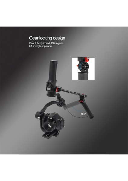 Djı Ronin Rs2/3 Sabitleyici Kaldırma Potu Için Yükseltilmiş Karbon Fiber Ayarlanabilir Açı Katlanır Tek Elle Şut Kolu, 1 Adet (Yurt Dışından) modelleri