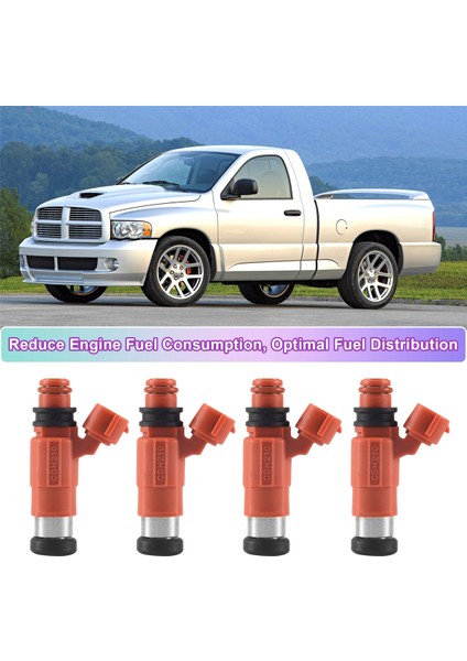 Chrysler Dodge Mitsubishi Chevrolet Suzuki CDH210 0280155723 INP-771 MD319791 Için 4 Adet/takım Yakıt Enjeksiyon Memesi (Yurt Dışından) fırsatları