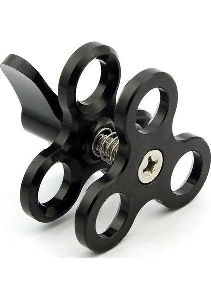 Alüminyum Alaşımlı Bilyalı Bağlantı Kolları 3 Bölümlü Bilyalı Bağlantı Kelepçesi Montajı Doldurma Işığı Lamba Tutucu Dalış Sualtı Fotoğrafçılığı Aksesuarı Gopro Siyah (Yurt Dışından) fiyatları