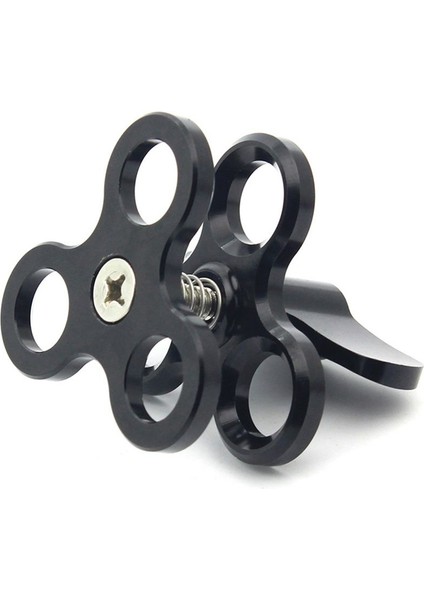 Alüminyum Alaşımlı Bilyalı Bağlantı Kolları 3 Bölümlü Bilyalı Bağlantı Kelepçesi Montajı Doldurma Işığı Lamba Tutucu Dalış Sualtı Fotoğrafçılığı Aksesuarı Gopro Siyah (Yurt Dışından) fırsatları