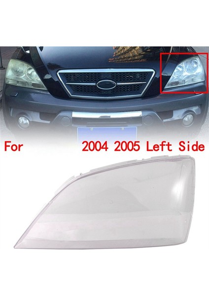 Kia Sorento 2004 ve 2005 Için Araba Ön Far Lambası Şeffaf Abajur Lamba Kabı (Yurt Dışından) modelleri