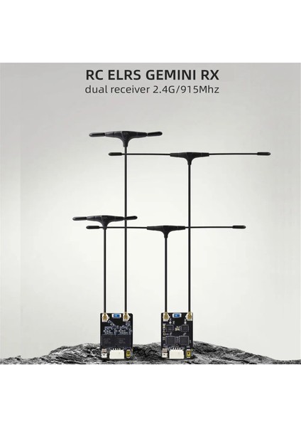Hglrc Elrs 915MHZ Gemını Rx Çeşitlilik Alıcısı Çift Alıcı Rc Uçak Fpv Uzun Menzilli Iha Için (Yurt Dışından) fırsatları