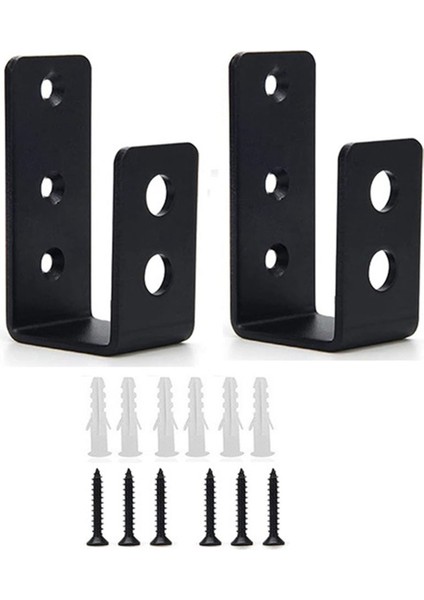 Adet 2 Inç x 4 Inç Kapı Bariyeri Klipsleri Ağır Hizmet Tipi Açık Çubuk Braketi U Şeklinde Braket Ahır, Kulübe, Garaj Kapısı Için (Yurt Dışından) fiyatları