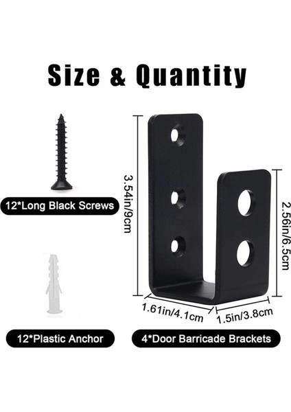 Adet 2 Inç x 4 Inç Kapı Bariyeri Klipsleri Ağır Hizmet Tipi Açık Çubuk Braketi U Şeklinde Braket Ahır, Kulübe, Garaj Kapısı Için (Yurt Dışından) modelleri