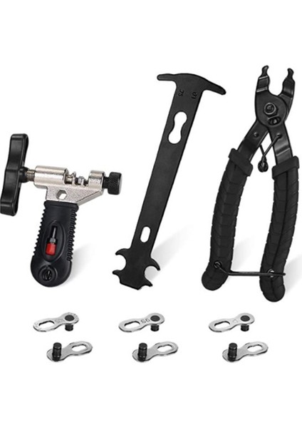 Bisiklet Zinciri Alet Seti, Bisiklet Tamir Aleti, Zincir Kesici Zincir Açacağı, Zincir Tokası Pensesi, Aşınma Göstergesi Alet Aksesuarları (Yurt Dışından)