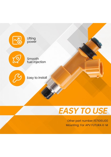 Suzuki Apv Futura Km 1500CC (SL415) Için Araç Yakıt Enjektörü Parça Numarası: 15710-61J00 1571061J00 (Yurt Dışından) indirimleri