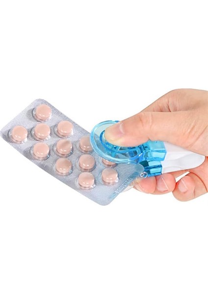 Adet Taşınabilir Hap Alıcı, Hap Dağıtıcı Tablet Taşıyıcı, Taşınabilir Hap Alıcı Çıkarıcı, Küçük Haplar Için Hap Kesici (Yurt Dışından) indirimleri