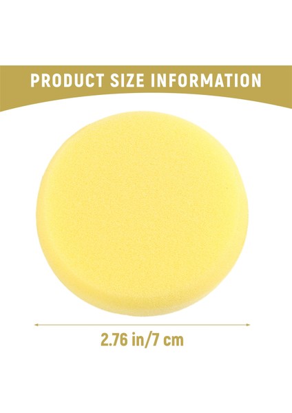 10 Adet Yuvarlak Sentetik Sanatçı Boya Süngeri El Sanatları Süngerleri Seramik, Suluboya, Sanat Süngerleri Sarı 2,75 Inç (Yurt Dışından) fırsatları