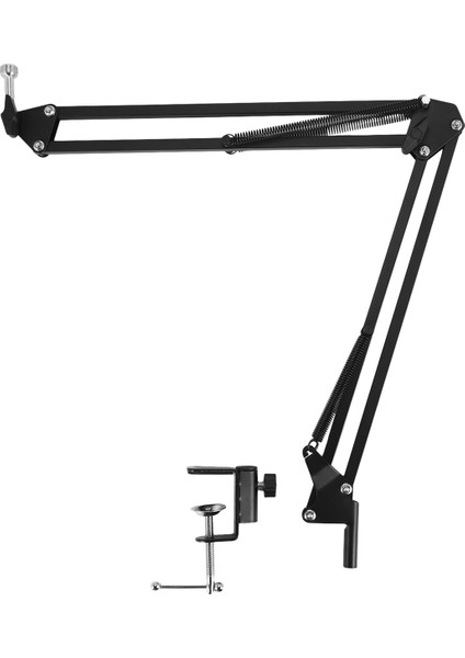 Mikrofon Makas Kol Standı 75 cm Yükseklik Masaüstü Boom Mikrofon Askı Montajı Blue Yeti Pro USB Mikrofon Tutucu Için (Yurt Dışından)