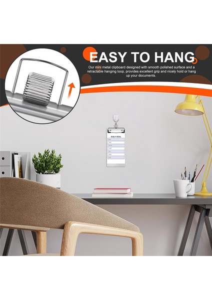 Kalemlikli Metal Alüminyum Pano 4,1 x 8,4 Inç Mini Alüminyum Cep Panosu A5 Ofis Okul Panosu (Yurt Dışından) fiyatları