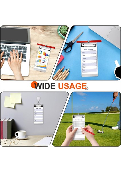 Kalemlikli Metal Alüminyum Pano 4,1 x 8,4 Inç Mini Alüminyum Cep Panosu A5 Ofis Okul Panosu (Yurt Dışından) fırsatları