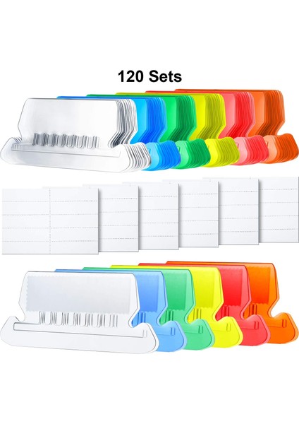120 Set 2 Inç Askılı Klasör Sekmeleri ve Askılı Dosyaların Hızlı Tanımlanması Için Ekler Askılı Dosya Ekleri B (Yurt Dışından) fiyatları