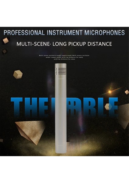 1 Çift C02 Kalem Şeklinde Kondansatör Mikrofon Darbeye Dayanıklı Klipsli Mikrofon Piyano Mikrofonu Kalem Tipi Enstrüman Mikrofonu A (Yurt Dışından)