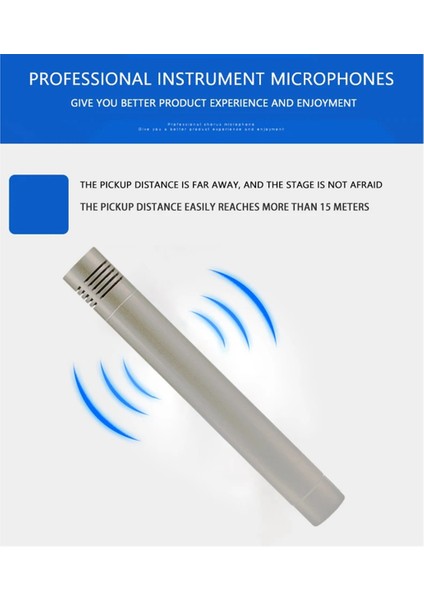 1 Çift C02 Kalem Şeklinde Kondansatör Mikrofon Darbeye Dayanıklı Klipsli Mikrofon Piyano Mikrofonu Kalem Tipi Enstrüman Mikrofonu A (Yurt Dışından) modelleri