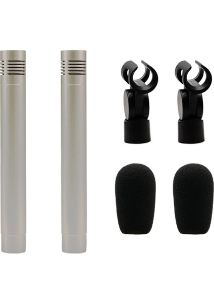 1 Çift C02 Kalem Şeklinde Kondansatör Mikrofon Darbeye Dayanıklı Klipsli Mikrofon Piyano Mikrofonu Kalem Tipi Enstrüman Mikrofonu A (Yurt Dışından) indirimleri