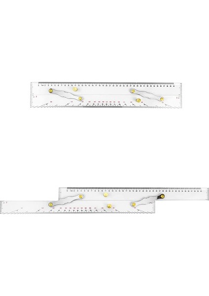 Deniz Paralel Cetvel Şeffaf Ölçekler, Paralel Cetvel 450MM'YI Çekmek Için Haritalama Noktaları, Tekneler Için Deniz Haritaları Paralel Cetvel (Yurt Dışından) fırsatları