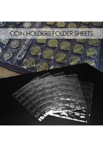 10 Adet 42 Cepli Şeffaf Madeni Para Tutucu Klasör Sayfaları Saklama Nakit Para Koleksiyonu Albümü Yaratıcı Pvc Albümler Koleksiyonculuk (Yurt Dışından) fırsatları