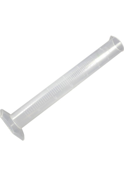 Laboratuvar Seti Için 250 ml Şeffaf Beyaz Plastik Sıvı Ölçüm Dereceli Silindir (Yurt Dışından)