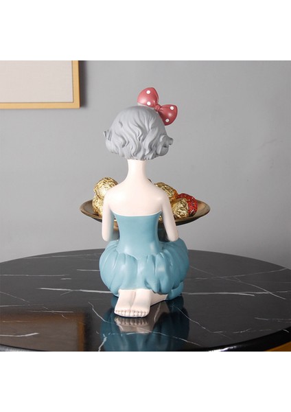 Heykelcik Süsleme Balon Kız Heykelcik Nordic Ins Yaratıcı Reçine Oturma Odası Giriş Anahtarı Küçük Nesneler Depolama Dekor B (Yurt Dışından) fırsatları