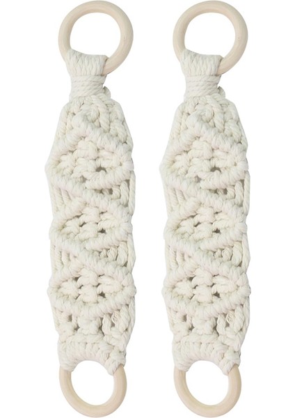 2 Adet Asılı Mutfak Havlusu Halka Tığ Işi Asılı Bulaşık Havlusu Mutfak Havluları Asılı Döngü Tutucu ile 10.43X2.56 Inç (Yurt Dışından)