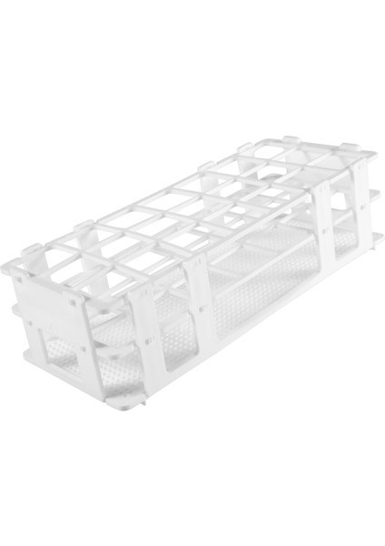 30MM Tüp Için Plastik Test Tüpü Rafı, 21 Delik, Beyaz, Çıkarılabilir (21 Delik) (Yurt Dışından)