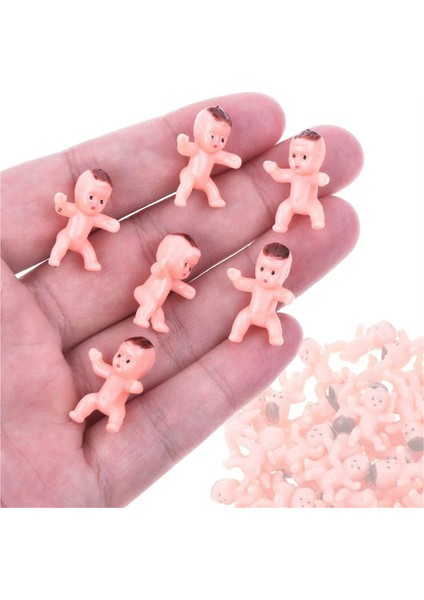 100 Adet Mini Plastik Bebekler Minik Plastik Bebekler Küçük Bebek Kral Kek Bebekler Buz Küpleri Bebek Duş Oyunu (Yurt Dışından) fırsatları
