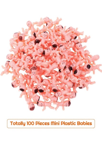100 Adet Mini Plastik Bebekler Minik Plastik Bebekler Küçük Bebek Kral Kek Bebekler Buz Küpleri Bebek Duş Oyunu (Yurt Dışından) indirimleri