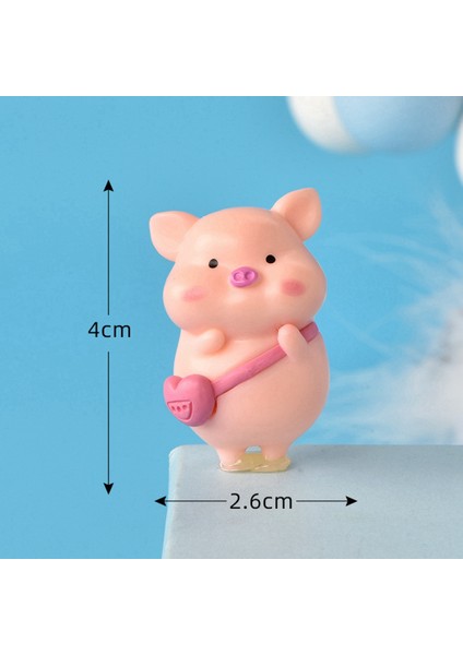 Adet Domuz Plastik Dıy Ev Dekorasyon Figürler Peyzaj Aksesuarları Peri Bahçe Minyatürleri Odası Dekor (Yurt Dışından) fiyatları