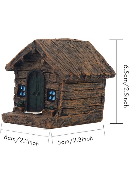 Peri Bahçe Evi Yapı Mimarisi Heykelcik Modeli Mini Ev Minyatür Reçine Çiftlik Evi Kum Masası Dekoru (Yurt Dışından) fiyatları