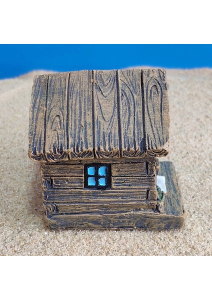 Peri Bahçe Evi Yapı Mimarisi Heykelcik Modeli Mini Ev Minyatür Reçine Çiftlik Evi Kum Masası Dekoru (Yurt Dışından) modelleri