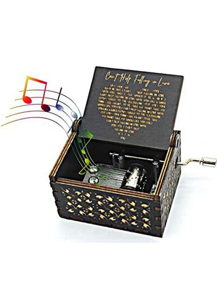 Aşık Olmadan Edemem Ahşap Müzik Kutusu, Antika Kazınmış Müzik Kutuları Aşk Için Bir Ahşap Müzik Kutusu (Yurt Dışından) fiyatları