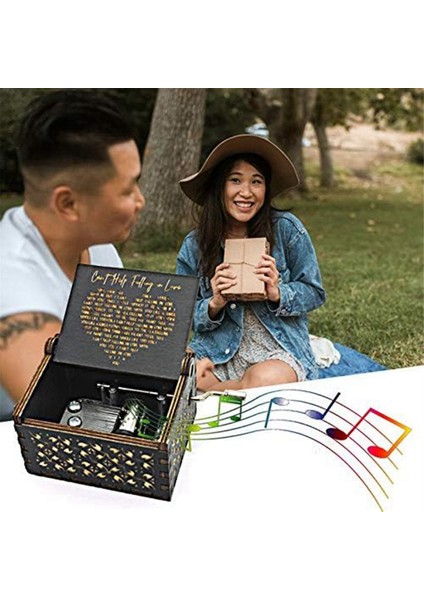 Aşık Olmadan Edemem Ahşap Müzik Kutusu, Antika Kazınmış Müzik Kutuları Aşk Için Bir Ahşap Müzik Kutusu (Yurt Dışından) indirimleri