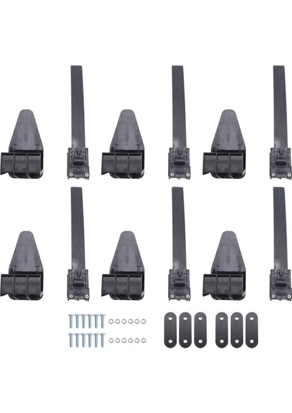 6 Set Tatil/doğum Günü/yıldönümü/reklam Dekorasyonu Garaj Kapısı Afişi Vinil Afiş Klipsleri (Yurt Dışından)