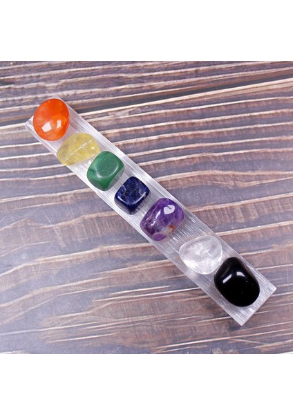 Doğal Selenyum Taş Çakra Takı Sarkaç Kristal Ezilmiş Taş Renkli Taş Süsler Yedi Renkli Enerji Taşlar (Yurt Dışından) fırsatları