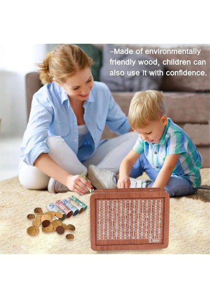 Yetişkin Çocuklar Için Ahşap Kuma, Sayaçlı Kuma, Para Biriktirme Kutusu, Sayaçlı Kuma Hedef 10000 Euro (Yurt Dışından) modelleri