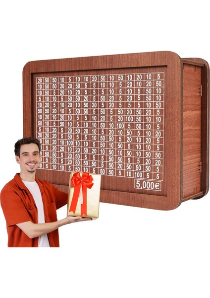 Yetişkin Çocuklar Için Ahşap Kuma, Sayaçlı Kuma, Para Biriktirme Kutusu, Sayaçlı Kuma Hedef 10000 Euro (Yurt Dışından) fırsatları