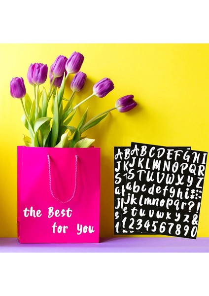 720 Parça 10 Yaprak Kendinden Yapışkanlı Vinil Etiket, Posta Kutusu Için Alfabe Harf Numarası Çıkartmaları, Kapı (Beyaz, 1 Inç) (Yurt Dışından) indirimleri