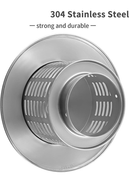 Yuvarlak Baca Başlığı Paslanmaz Çelik Konik Üst Baca Başlığı Ekranlı Dış Çatı Şömine Ekran Kapağı A (Yurt Dışından) indirimleri