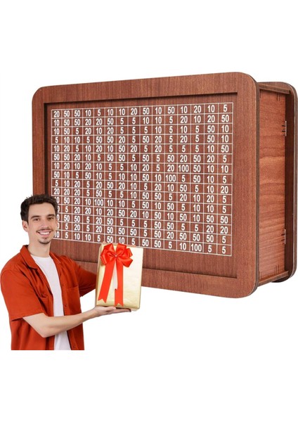 Yetişkin Çocuklar Için Ahşap Kuma, Sayaçlı Kuma, Para Biriktirme Kutusu, Sayma Özellikli Tekrar Kullanılabilir Kuma Target-A (Yurt Dışından) indirimleri