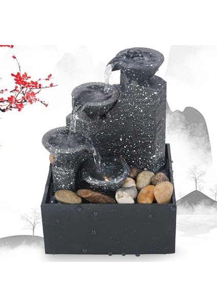 Ev Ofis Masaüstü Küçük Çeşme Şanslı Akan Su Süsleri Peyzaj Dekorasyon Zanaat Hediyeler (Yurt Dışından) indirimleri