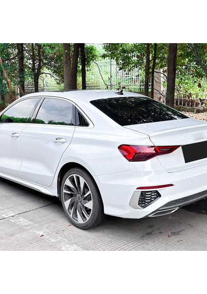Araba Arka Cam Panjur Kapağı Trim Pencere Panjuru Yan Havalandırma Trimi Audi A3 8y Sedan 2021-2024 Parlak Siyah (Yurt Dışından) fırsatları